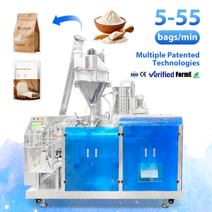 Máquina Envasadora Automática de Doypack para Bolsas Preformadas, Llenado y Sellado de Proteína de Trigo en Polvo y Leche en Polvo - Product Image 1