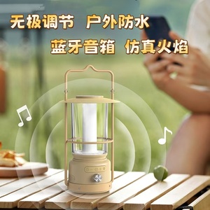 Nuevo modelo superventas, lámpara portátil al aire libre para acampar, lámpara de emergencia COB, lámpara de tienda, lámpara de camping, altavoz - Product Image 6