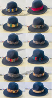 Bande de chapeau en plumes de coq naturelles, ruban de couture, frange pour hommes et femmes, chapeau de cowboy, fedora, accessoire de coiffure