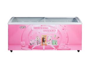 Xiangming ตู้แช่แข็งแบบต่อเนื่องแบบลึกพร้อมประตูกระจกตู้แช่ไอศกรีมโดยตรง - Product Image 5