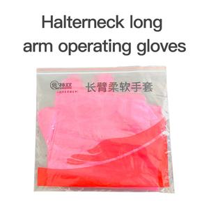 <span class=keywords><strong>BTS</strong></span> 50 pièces/1 sac pour insémination accrocher cou PE Flexible doux vétérinaire gant jetable bétail vache cheval Animal et vétérinaire - Product Image 2