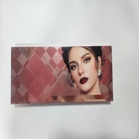 Lussuosa Scatola Vuota per Palette di Lucidalabbra Stile Libro Apribile con Stampa Oro Rosa per Esposizione Cosmetica con Etichetta Privata