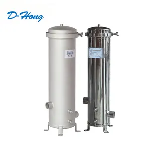 Alojamento industrial do filtro de água, SUS304 20 polegadas cartucho