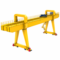 Grue portique de type boîte de 30 tonnes avec télécommande sans fil, longue durée de vie, pour site de carrière