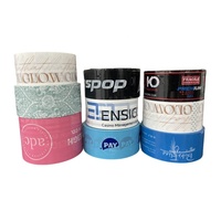 Autocollant adhésif personnalisé en BOPP acrylique, imperméable, adhésif simple face, pour masquage, commande minimum 20 pièces, ruban plastique personnalisé
