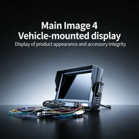 Enregistreur DVR pour camion/bus 4 canaux 8 pouces IPS 720p IP68 avec caméra de recul avant/arrière/côté, enregistrement en boucle, vision nocturne OEM/ODM