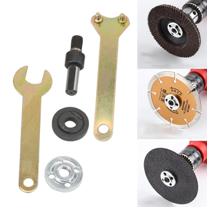 1 <span class=keywords><strong>Set</strong></span> Metallgriffhalter-Adapter 10mm Elektrobohrer-Umwandlungsaufsatz für Winkelschleifer zum Anschluss von Trennscheiben und Polierscheiben - Product Image 2