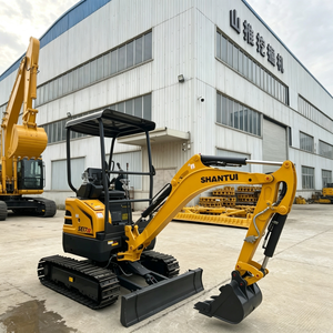 Nouvelle pelle sur chenilles Shantui SE17SR, capacité de la benne de 0,04 m³, jaune, compacte, haute efficacité, pour moteur D902 - Product Image 1