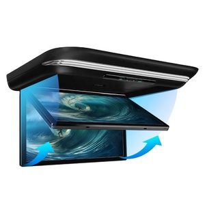 17.3 Inch Electric Motorized Android Car TV Auto Flip Down Monitor with FHD IPS Screen 4+64GB HD Input Built-in Speakers XTRONS - Product Image 1