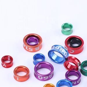Hete Verkopende Vogel Accessoires Kleurrijke Lichtmetalen Duif Voetband <span class=keywords><strong>Ring</strong></span> - Product Image 1