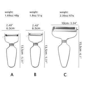 Manjia-pelador de <span class=keywords><strong>papa</strong></span> multifuncional de acero inoxidable, pelador giratorio para fruta, verdura, zanahorias y patatas - Product Image 3