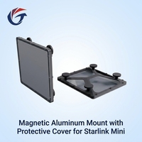 Support magnétique réglable robuste pour Starlink Mini, capacité 220 lbs, 4 aimants, en aluminium, étanche, pour toit de voiture, camping tout-terrain