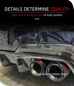سيبيس سيارة من ألياف الكربون كاتم الصوت طرف العادم أنبوب العادم لبي دبليو g20 g21 320i 330i 330d 330e - Product Image 6