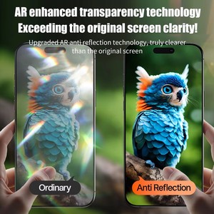 ฟิล์มกระจกนิรภัย OEM 2.5D ความแข็ง 9H บางเฉียบ ป้องกันแสงสะท้อน รุ่น 17 ซีรีส์ เพิ่มความโปร่งใส - Product Image 4
