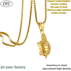 Vintage <span class=keywords><strong>Casting</strong></span> Animal Tortue Pendentif Collier Européen et Américain Personnalisé Ornement Mode Hommes et Femmes - Product Image 1