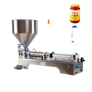 Good Quality Small Business Piston Shampoo Cosmetic for Bottle Oil Beverage Honey Fruit Milk Jam Juice Water Filling Machine 20L - Product Image 1