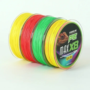 DINGZHUN Ligne <span class=keywords><strong>de</strong></span> pêche tressée flottante durable 8x 100m pour lac/ruisseau/rivière, résistante à l'usure, conception 8 brins, haute ténacité - Product Image 2