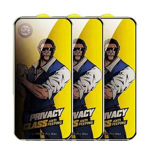 Protector de Pantalla de Vidrio Templado para Teléfono Móvil, <span class=keywords><strong>Gorilla</strong></span> Grade AAA, 28 Grados Anti-Espía, Pegamento Completo, Ultrafino, Antipolvo, Privacidad, 9H - Product Image 3