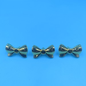 French Alloy Bow <b>Cabinet</b> Handle <b>Gold</b> 2502 Durable Furniture <b>Knob</b> Drawer Door Hardware - Product Image 1