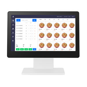 เครื่องพีโอเอสแบบ all-in-One ขนาด15.6นิ้วเครื่องคิดเงินหน้าจอสัมผัสแบบคู่พร้อมช่องซีพียู I5 J1900 I3สำหรับใช้ในร้านค้า - Product Image 3