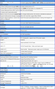 Dock Gaya Laptop 13.3 Inci Anti Cahaya Biru untuk Ponsel Pintar USB-C dengan Perangkat HD & MI 5V Monitor Pc Kristal Cair Cl & Oud - Product Image 6