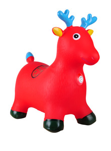 Bouncy Deer Toddler Cô Gái Nảy Động Vật Phễu, Inflatable Pvc Nhảy Đồ Chơi, Ngoài Trời Trong Nhà Đi Xe Trên Bouncer, Bé - Product Image 3