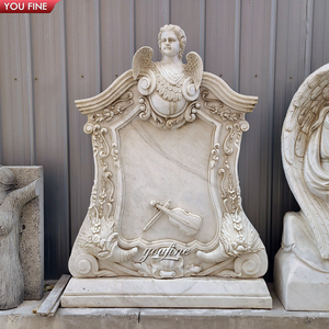 Togrillade d'ange en marbre, <span class=keywords><strong>pierre</strong></span> à bascule <span class=keywords><strong>classique</strong></span> en forme de cœur - Product Image 2