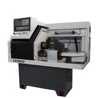 Tour à métaux CNC de petite taille CK0660, meilleur vendeur, pas cher, utilisé pour le tournage