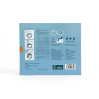 Feuilles de lessive multicolores Détergent sans phosphate Ultra Clean Power Wash Strips Eco Friendly Add Enzyme