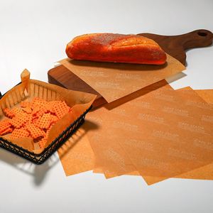 Papier sulfurisé 15*15cm pour emballage de burgers et fast-food, personnalisable avec logo et taille, 100 feuilles - Product Image 1