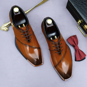 Zapatos de Hombre Estilo 2026, Zapatos de Vestir con Punta Redonda, Diseño a Cuadros, Personalizables, Venta al Por Mayor, Zapatos Oxford - Product Image 4