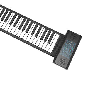 Usine en gros <span class=keywords><strong>pas</strong></span> <span class=keywords><strong>cher</strong></span> prix 61 touches clavier pliable portable <span class=keywords><strong>piano</strong></span> enroulable pour débutants et étudiants - Product Image 3