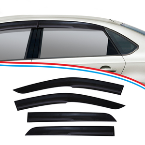 Accesorios para coche, deflectores de ventana, viseras de ventilación, Escudo de lluvia, viseras de ventana de puerta personalizadas, Mugen stylewriter para Volkswagen POLO <span class=keywords><strong>2009</strong></span> - Product Image 4