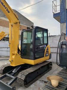 Excavatrice sur chenilles d'occasion certifiée CE EMC, 5 tonnes, mini-excavatrice Komatsu d'occasion, excavatrice PC55, moteur Komatsu - Product Image 3