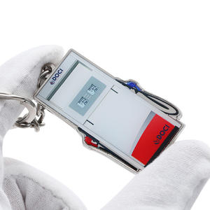 Llavero Personalizado con Baño <span class=keywords><strong>de</strong></span> Cromo, Logotipo Realista en Forma <span class=keywords><strong>de</strong></span> Surtidor <span class=keywords><strong>de</strong></span> Gasolina, Llavero <span class=keywords><strong>de</strong></span> Aleación <span class=keywords><strong>de</strong></span> Zinc Esmaltado <span class=keywords><strong>de</strong></span> Doble Cara para Recuerdos - Product Image 1