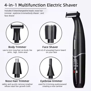 MaySmart F-25 Set Rasoio Elettrico 4-in-1 per <span class=keywords><strong>Uomo</strong></span> e Donna, Epilatore USB per Tutto il Corpo, Garanzia di 1 Anno per Paesi Anglofoni - Product Image 2