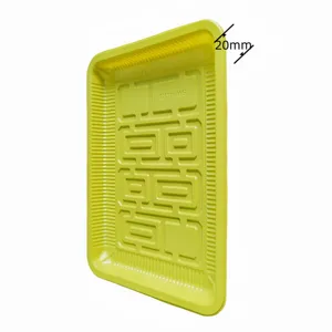 Disposable plastic food tray chicken meat food packaging trays