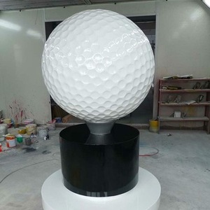 Pelota de Golf Decorativa Grande de Fibra de Vidrio para <span class=keywords><strong>Navidad</strong></span>, Decoraciones para Torneos de Golf en Interiores y Exteriores, Duradera, de <span class=keywords><strong>Madera</strong></span> y Plástico, en Caja - Product Image 4