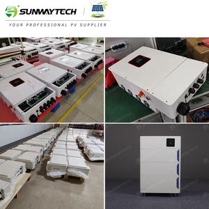 Sunway energia rinnovabile 5kw 10kw casa ibrido sistema di energia solare con pannelli PV ibrido Inverter batteria al litio - Product Image 5