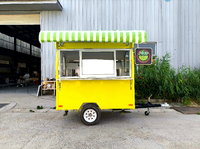 Conteneur maritime ETO 2,2 m pour restaurant, café, cuisine mobile, remorque alimentaire