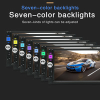 Autoradio 7 pouces avec écran tactile capacitif IPS, lecteur MP5 pour voiture avec Mirror Link, 2DIN, aide au recul et RGB