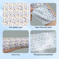 Bande de kinésiologie florale imprimée avec logo personnalisé, ruban musculaire sportif professionnel OEM, fabricant de bandages élastiques en coton