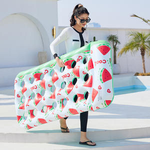 Flotador Inflable para Piscina con Diseño de Sandía, Anillo de Natación para Adultos, Silla Flotante de PVC Unisex - Product Image 1