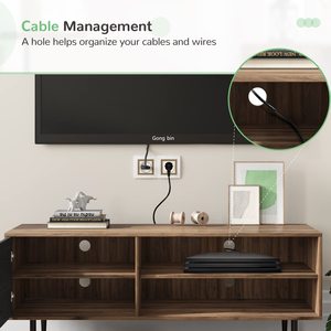 Meuble <span class=keywords><strong>TV</strong></span>, meuble de rangement, armoire de style rétro moderne minimaliste, best-seller - Product Image 5