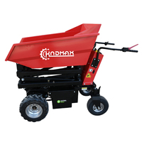 Système de levage hydraulique miniature KNDMAX ED500HT, chargeuse sur pneus électrique, moteurs CC sans balais 1000W, alimenté par batterie au plomb-acide