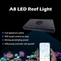 A8SE II Max/Blue 2,0 Generación 240W Espectro completo Luz LED Marina Agua de mar Arrecife de coral Lámpara de tanque de peces Aplicación WiFi programable