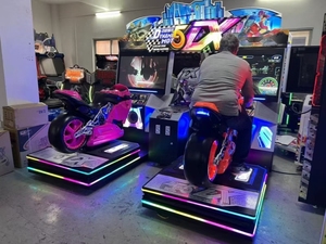 Arcade Racing Car & Xe Máy Tốc Độ Mô Phỏng Đồng Xu Hoạt Động Video Trò Chơi Giao Diện Điều Khiển 220V Tiếng Anh Ngôn Ngữ Với 1-Năm Bảo Hành - Product Image 3