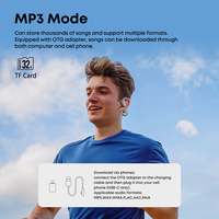 Casque audio à conduction osseuse OEM, son stéréo HiFi, étanche IP67, ajustement confortable, sans fil, avec mode MP3