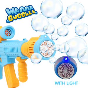 <span class=keywords><strong>Pistola</strong></span> Elettrica Automatica per Bolle con Luce e 12 Fori, Giocattolo per Bambini - Product Image 3