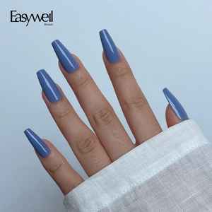 Easywell, superventas, prensa de uñas de lujo personalizada, venta al por mayor, 30 piezas de gel suave, prensa en uñas, forma de ataúd, <span class=keywords><strong>Kit</strong></span> de preparación de uñas - Product Image 1
